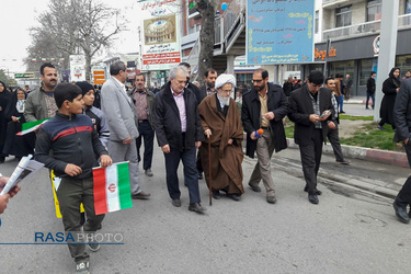 حضور نماینده، ولی فقیه در استان مازندران در راهپیمایی ۲۲ بهمن در ساری