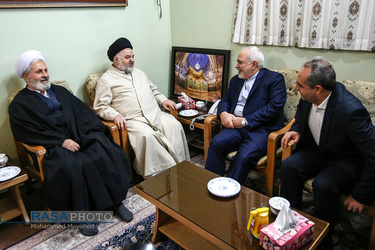 دیدار ظریف وزیر امور خارجه با علما و مراجع تقلید در قم