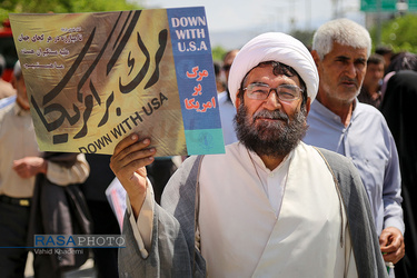 راهپیمایی حمایت از بیانیه شورای عالی امنیت ملی در بجنورد