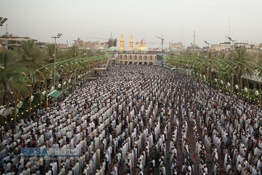 اقامه نماز عید فطر در کربلای معلی
