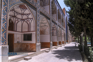حجره های منتهی به محراب | مدرسه علمیه تاریخی حضرت امام صادق(ع) (مدرسه چهارباغ اصفهان) 