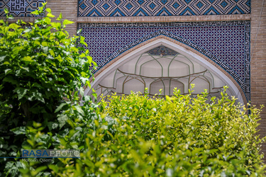 نمایی از طاق یکی از حجره های طبقه فوقانی حوزه علمیه صدر بازار اصفهان