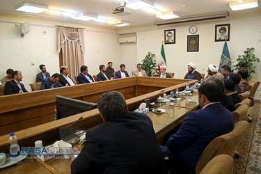 دیدار جمعی از دادستان‌های قوه قضاییه با آیت الله یزدی رئیس جامعه مدرسین‎