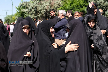 تشییع شهید خلبان «مجید فتحی نژاد» در تهران