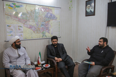 دیدار سردبیر خبرگزاری رسا با مدیر حوزه علمیه برادران تهران