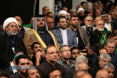 دیدار جمعی از موکب‌داران عراقی با مقام معظم رهبری