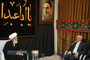 دیدار محسن حاجی میرزایی وزیر جدید آموزش و پرورش با حضرت آیت الله مکارم شیرازی