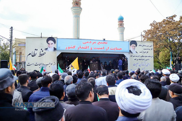 تجمع مردمی حمایت از امنیت و اقتدار کشور در تبریز