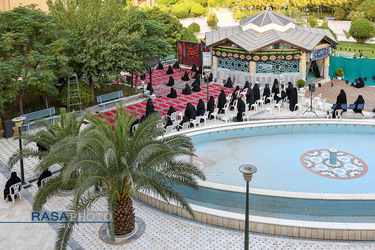 مراسم عزاداری دهه اول محرم در جامعة الزهرا