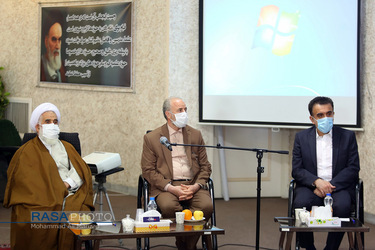 حضور وزیر بهداشت در جلسه جامعه مدرسین