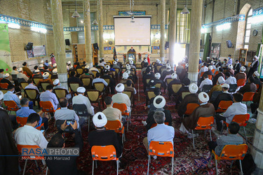 مراسم بزرگداشت شهداء افغانستان در مدرسه حجتیه قم