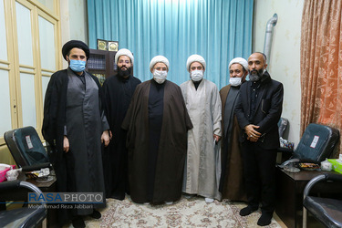 دیدار اعضای هیئت امنای جمعیت فعالان فرهنگ، هنر و رسانه انقلاب اسلامی با آیت الله محسن اراکی