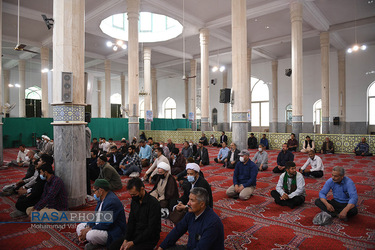مراسم بزرگداشت شهدای حرم رضوی توسط مهاجرین افغانستانی