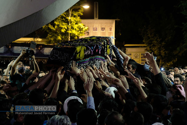 مراسم وداع با پیکر آیت الله فاطمی‌نیا در تهران