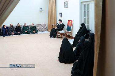 دیدار خانواده و اعضای ستاد بزرگداشت سردار سلیمانی با رهبر انقلاب