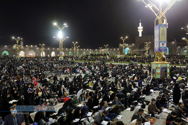 مراسم احیا شب نوزدهم ماه مبارک رمضان در حرم مطهر رضوی
