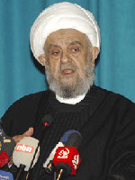 آيت الله قبلان؛ رئيس مجلس اعلاي شيعيان لبنان
