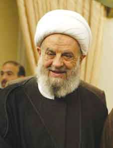آيت الله قبلان؛ رئيس مجلس اعلاي شيعيان لبنان