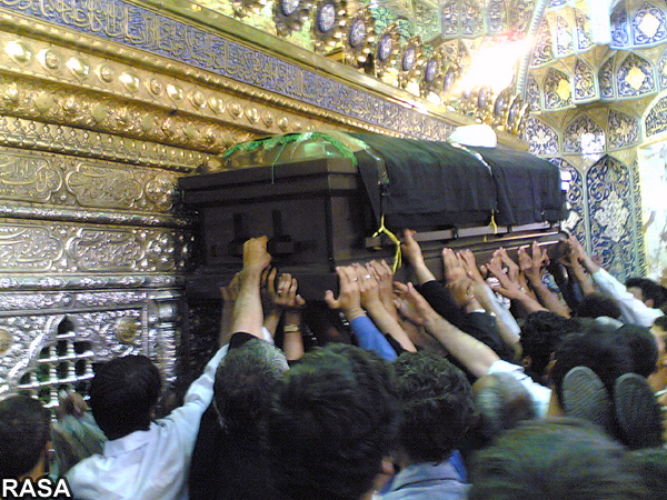 پیکر حجت الاسلام و المسلمین ثقفی تهرانی به خاک سپرده شد