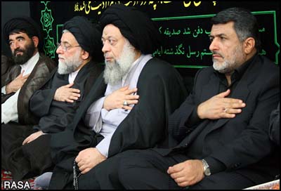 مراسم سوگواری آیت الله بهجت در اهواز برگزار شد