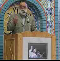 چمران رييس شوراي شهر تهران در جمع حاميان احمدي نژاد در شاهرود