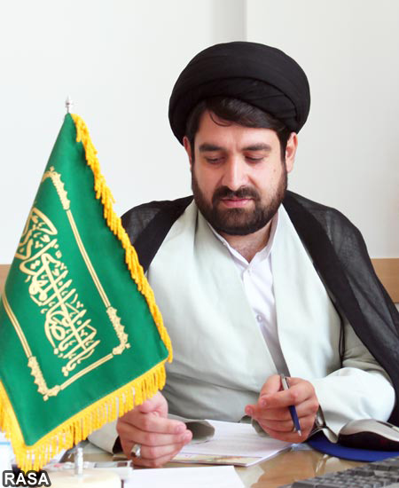 حجت الاسلام سيدمحمدعلي موسوي نسب مسؤول دبيرخانه همايش دكترين مهدويت