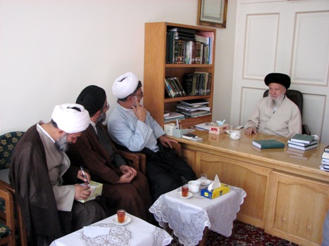 ديدار اعضاي كنگره آيت الله موسوي اردبيلي