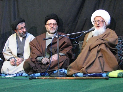 ديدار اعضاي دبيرخانه كنگره با آيت الله وحيد خراساني 