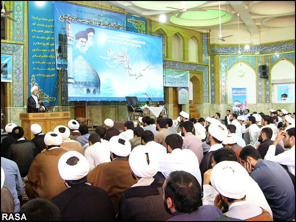 مراسم افتتاحيه مدرسه علميه امام خميني(ره) اهواز