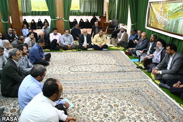 دیدار مسؤولان کاروانهای حج خوزستان با آیتالله موسوی جزایری