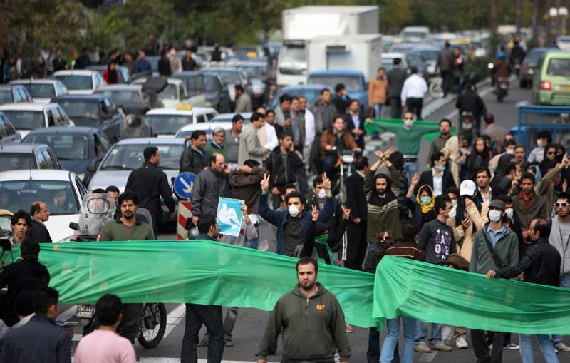 سوء استفاده اغتشاشگران از رنگ سبز
