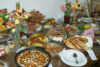 جشنواره آشپزي در مدرسه علميه خواهران امام جعفر صادق (ع) شاهرود