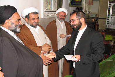مراسم تجليل از طلاب ممتاز مدرسه علميه امام صادق (ع) شاهرود