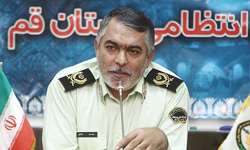 توکلي فرمانده نيروي انتظامي قم