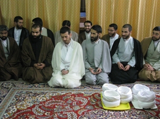 مراسم عمامه گذاري مدرسه شهيد شفيعي