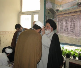 مراسم عمامه گذاري مدرسه شهيد شفيعي