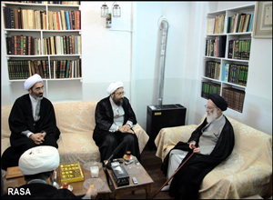 ایران کے قوه قضاییہ کے صدر نے مراجع تقلید سے ملاقات کی