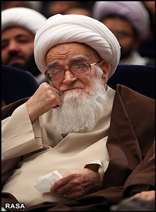 مراسم وضع حجر الأساس لمبنى المرکز العلمی للعرفان الشیعی