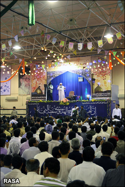 گردهمایی مداحان و شاعران مذهبی در سراب برگزار شد