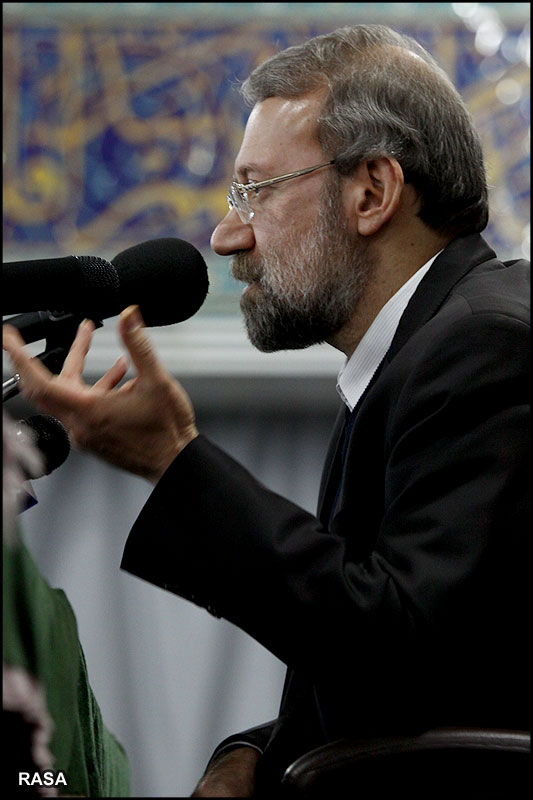دکتر علي لاريجاني رئيس مجلس شوراي اسلامي