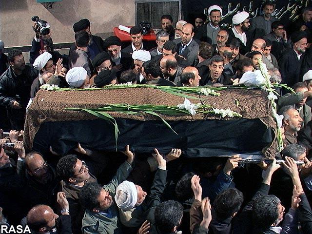   سيد جواد نيشاپوري کي  تشيع جنازہ 