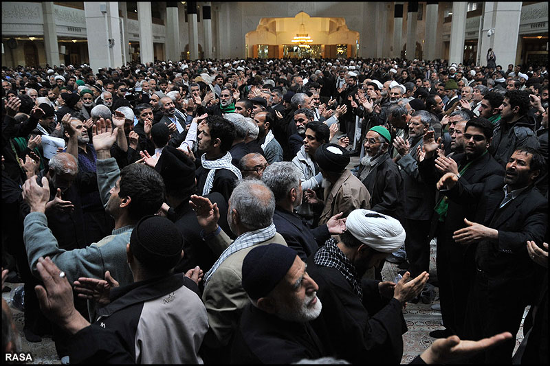 برگزاری مراسم شهادت حضرت زهرا در حوزه علمیه مجتهدی تهران