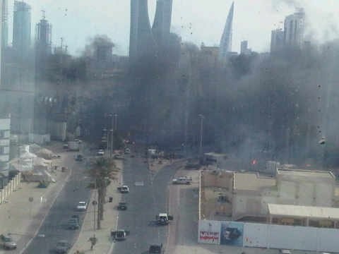 حمله نظاميان سعودي به مردم بحرين