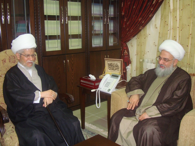 آيت الله فاضل مالکي و علامہ شيخ عفيف نابلسي