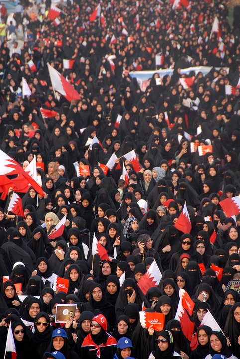 بزرگ ترين راهپيمايي در بحرين