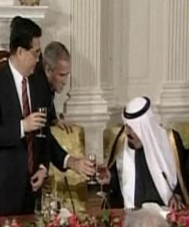 پادشاه عربستان و جورج بوش