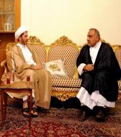 شيخ علي سلمان و عادل عبدالمهدي