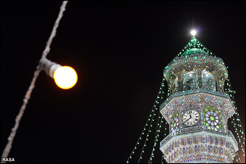 ولادت کي مناسبت سے روضہ امام رضا عليہ السلام
