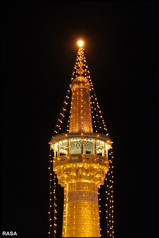 ولادت کي مناسبت سے روضہ امام رضا عليہ السلام