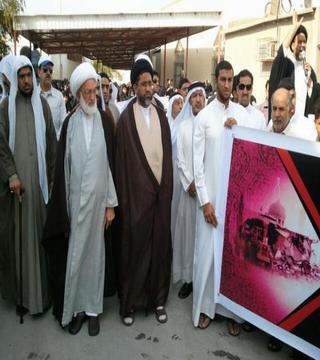 علما و نمازگزاران جمعه شهرهای مختلف بحرین راهپیمایی کردند